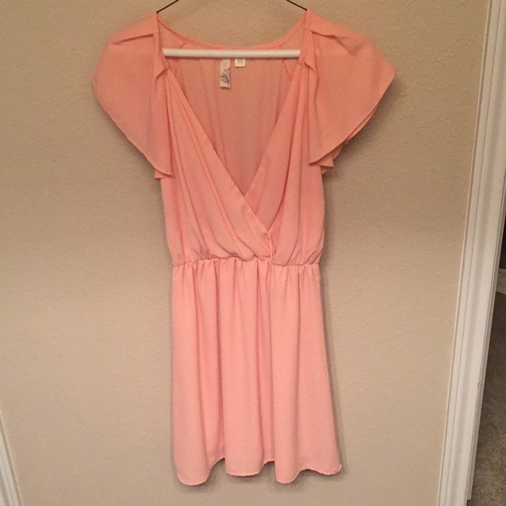 Francesca’s pink dress